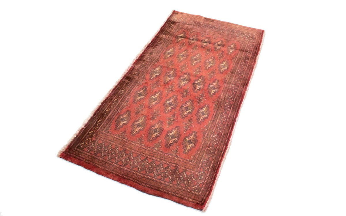Turkaman-tæppe - 130 x 60 cm - rust