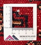 Turkaman-tæppe - 130 x 60 cm - rød