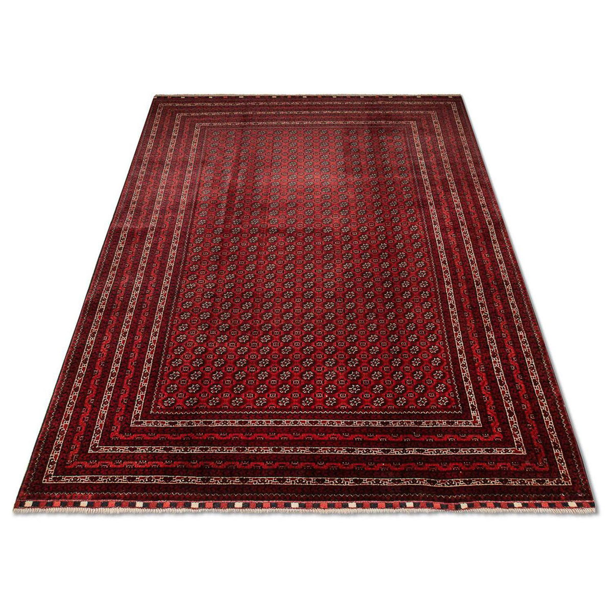 Afghansk tæppe - Bukhara - 301 x 197 cm - rød