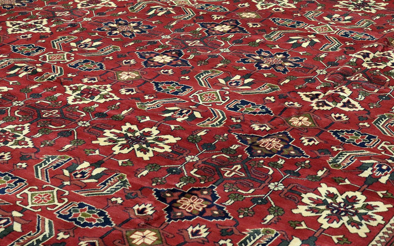Afghansk tæppe - Hatshlu - 492 x 401 cm - rød