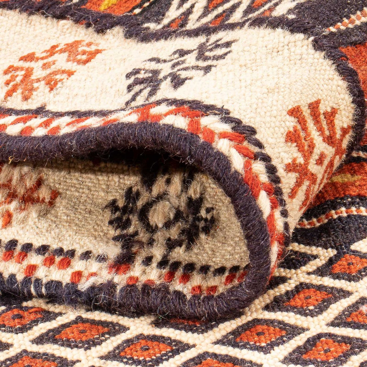 Kelim-tæppe - orientalsk - 165 x 97 cm - flerfarvet