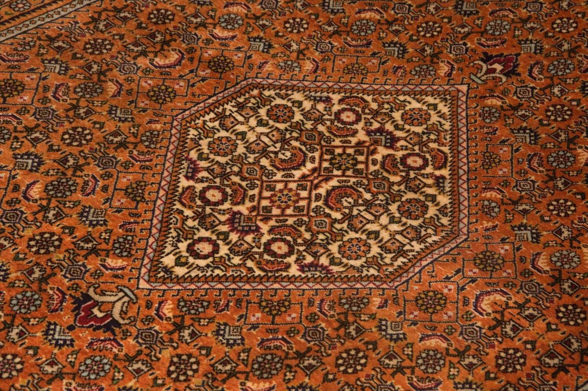Persisk tæppe - Bijar - 190 x 127 cm - lys brun