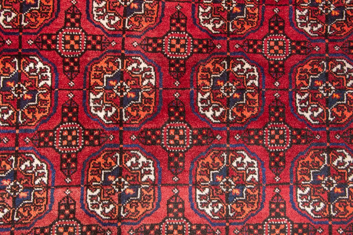 Løber Afghansk tæppe - Bukhara - 292 x 86 cm - rød