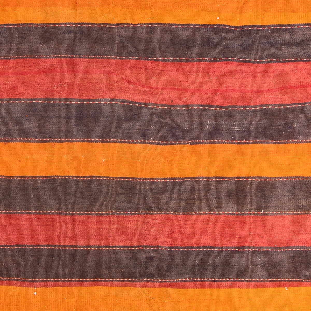 Kelim-tæppe - gammelt - 300 x 195 cm - flerfarvet
