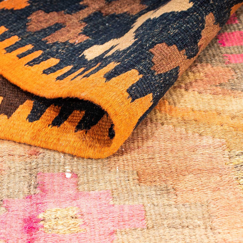 Løber Kelim-tæppe - gammelt - 245 x 110 cm - flerfarvet