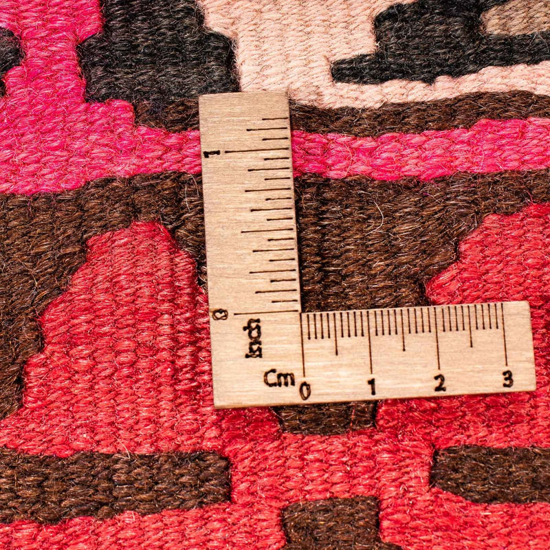 Kelim-tæppe - gammelt - 290 x 153 cm - flerfarvet