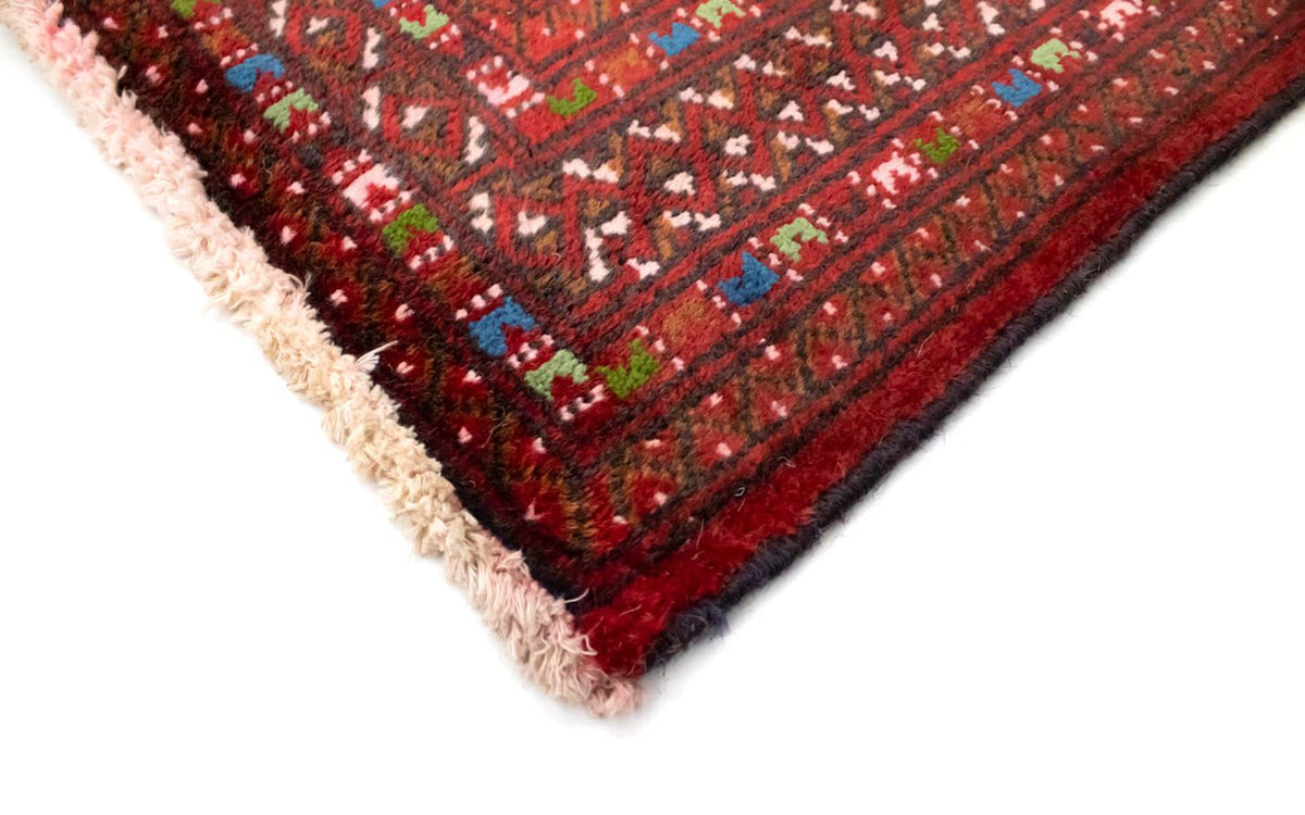 Turkaman-tæppe - 130 x 60 cm - rød