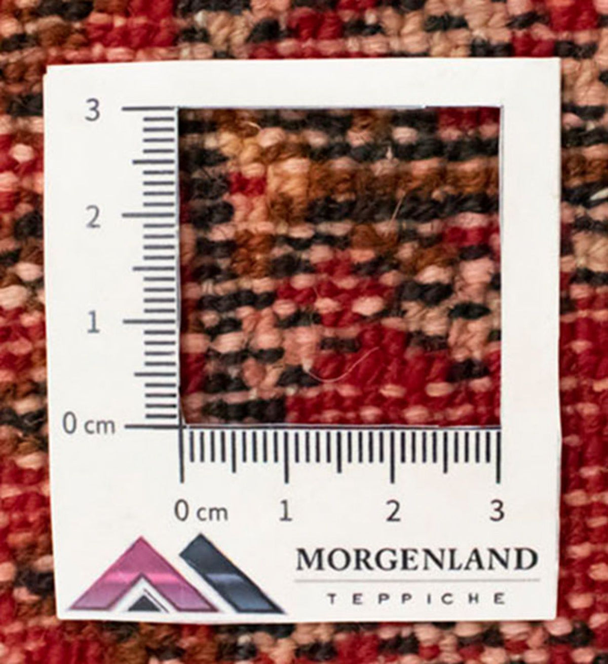 Turkaman-tæppe - 130 x 60 cm - rød