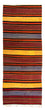 Løber Kelim-tæppe - gammelt - 290 x 115 cm - flerfarvet