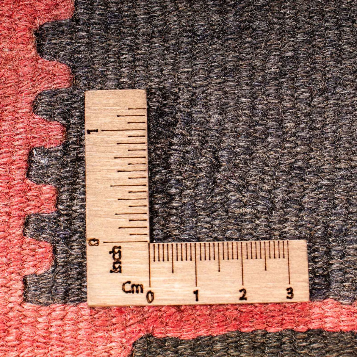 Kelim-tæppe - gammelt - 295 x 170 cm - flerfarvet