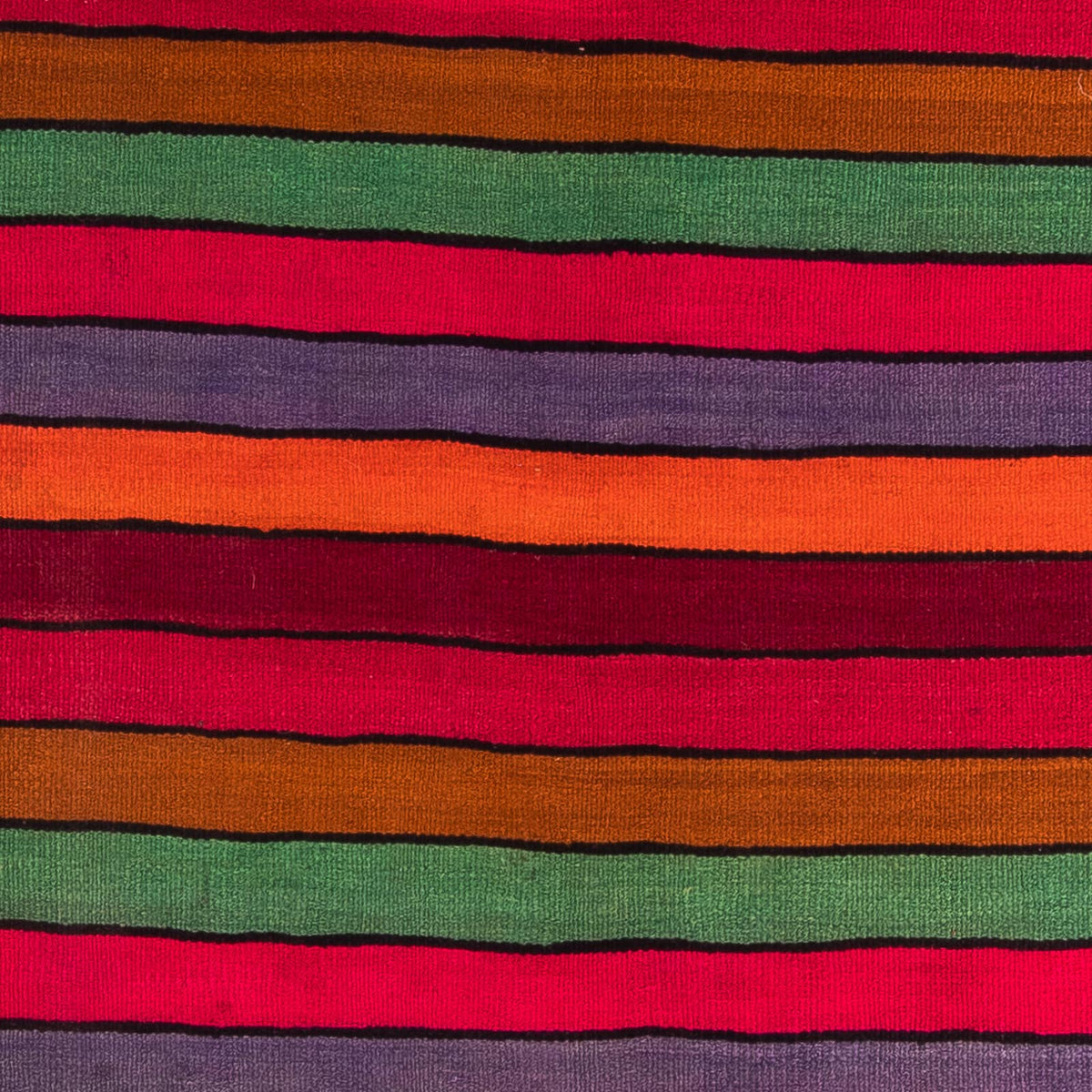 Løber Kelim-tæppe - gammelt - 350 x 185 cm - flerfarvet