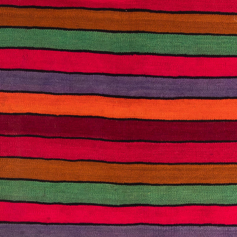 Løber Kelim-tæppe - gammelt - 350 x 185 cm - flerfarvet