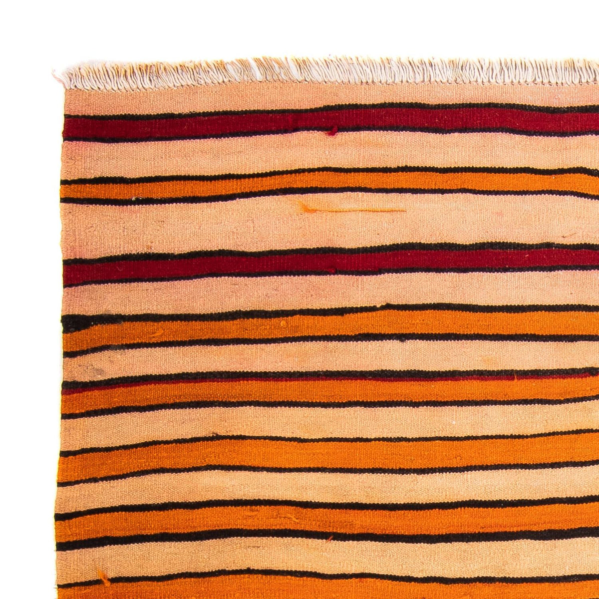 Kelim-tæppe - gammelt - 145 x 130 cm - flerfarvet