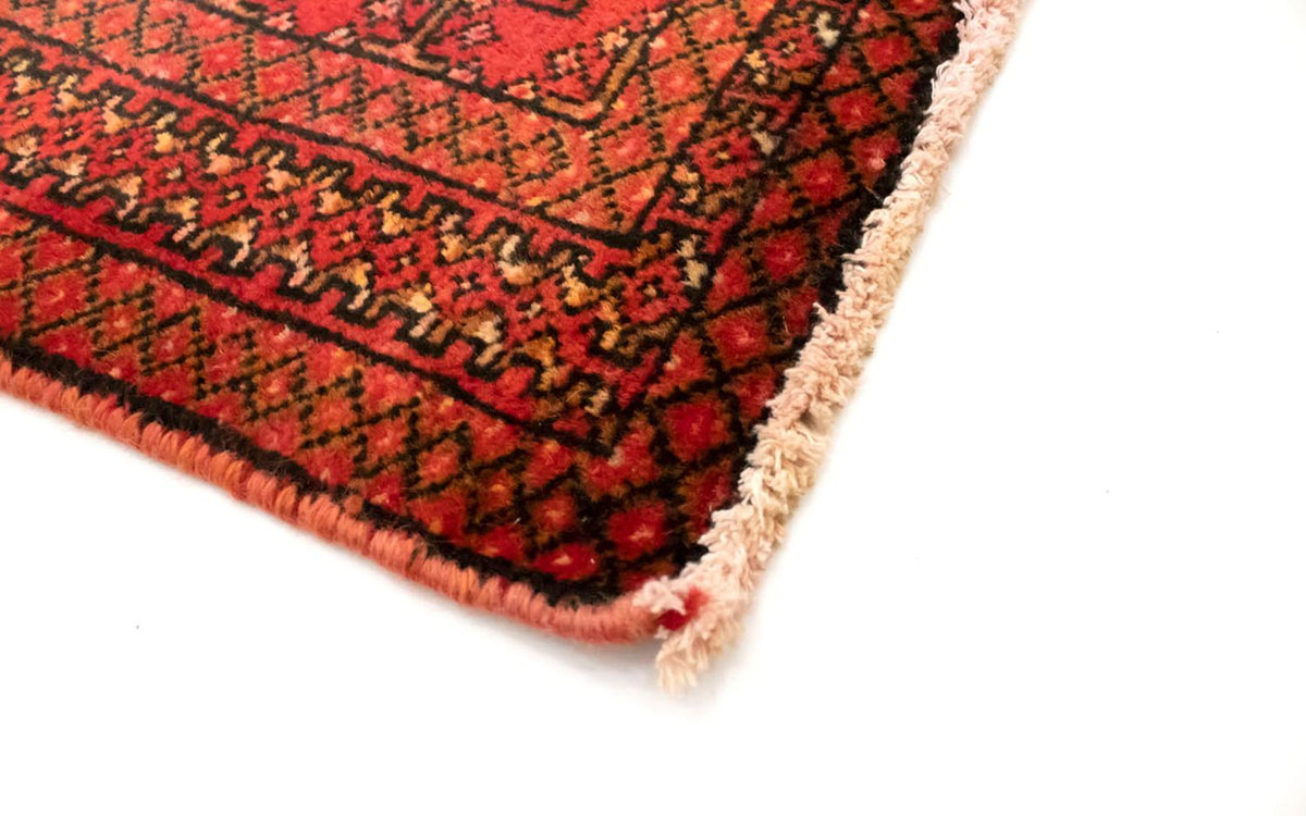 Turkaman-tæppe - 130 x 60 cm - rød