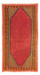Kelim-tæppe - gammelt - 280 x 145 cm - flerfarvet