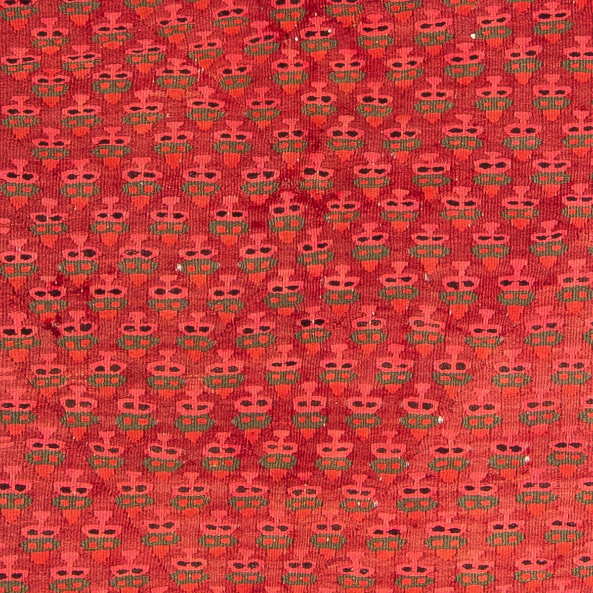 Kelim-tæppe - gammelt - 280 x 145 cm - flerfarvet