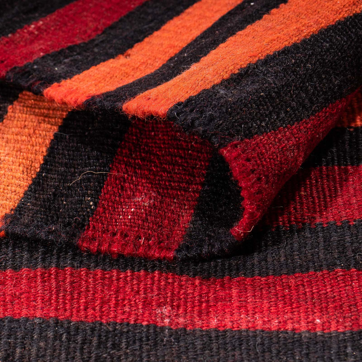 Løber Kelim-tæppe - gammelt - 225 x 100 cm - flerfarvet