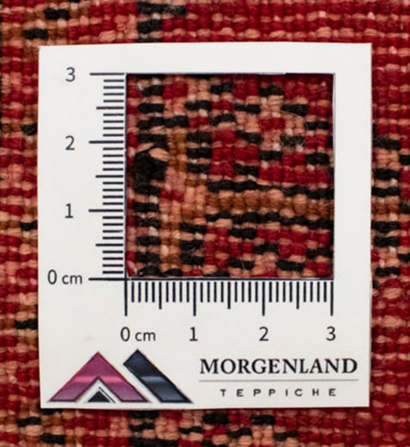 Løber Turkaman-tæppe - 100 x 50 cm - rød