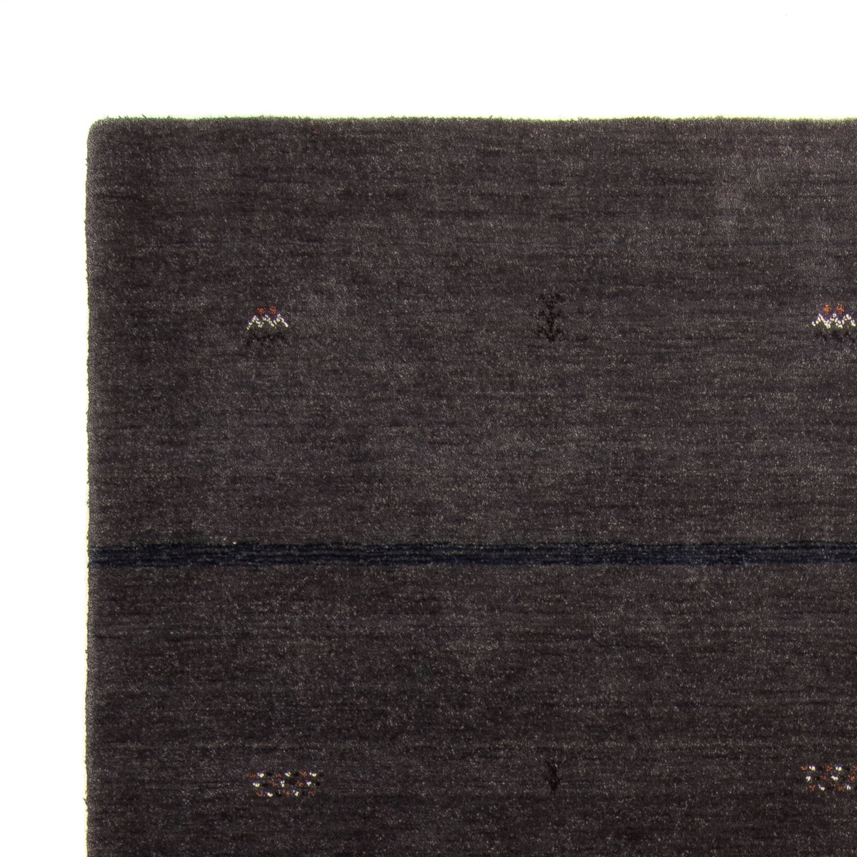 Gabbeh Tæppe - Loribaft Softy - 240 x 173 cm - mørkebrun