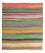 Kelim-tæppe - gammelt - 165 x 150 cm - flerfarvet