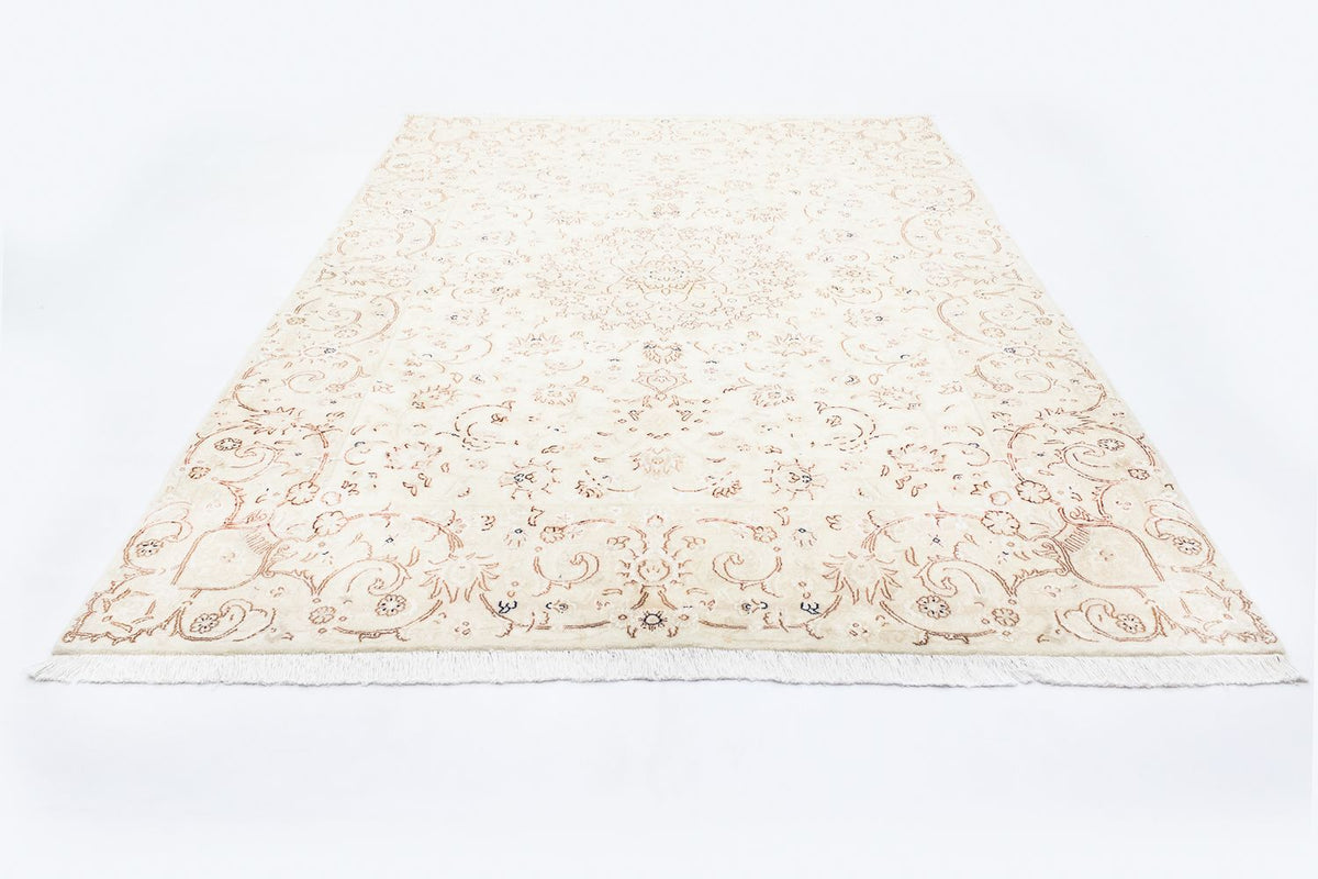 Persisk tæppe - Nain - Royal - 242 x 168 cm - beige