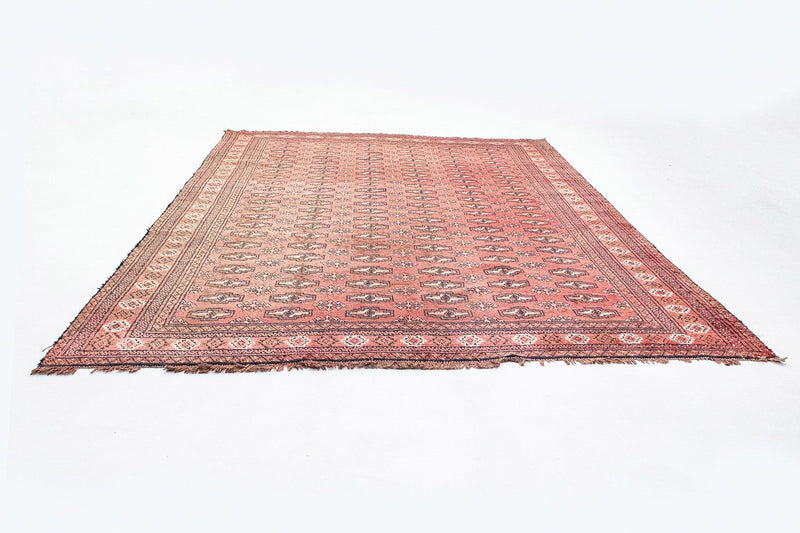 Turkaman-tæppe - 268 x 195 cm - pink