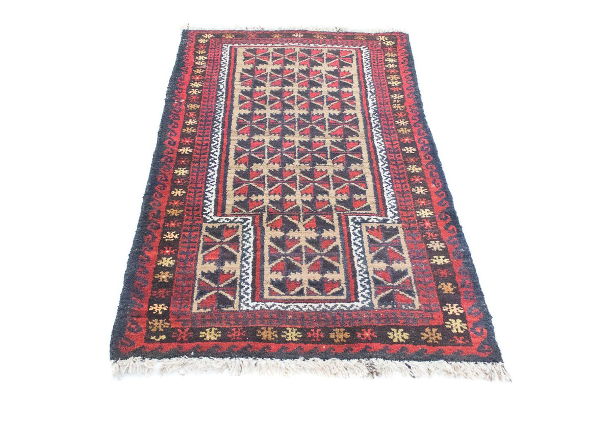 Baluch-tæppe - 129 x 78 cm - blå