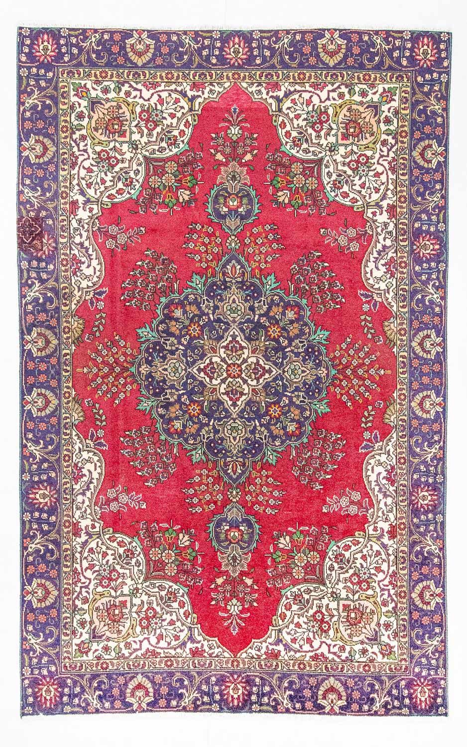 Persisk tæppe - Tabriz - 287 x 185 cm - rød