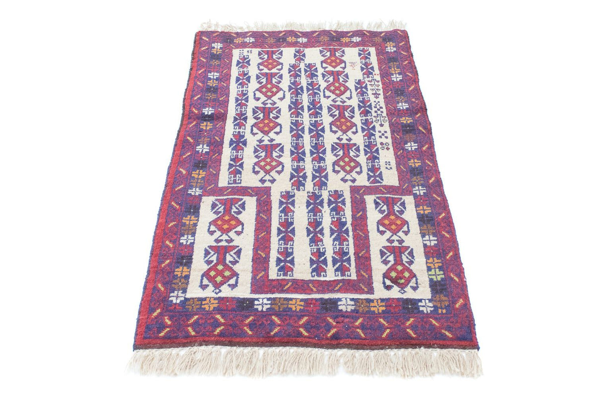 Baluch-tæppe - 129 x 77 cm - beige