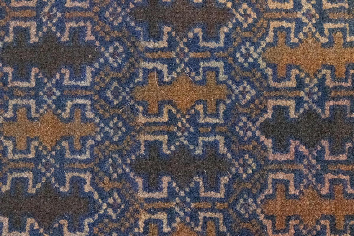 Baluch-tæppe - 138 x 81 cm - blå