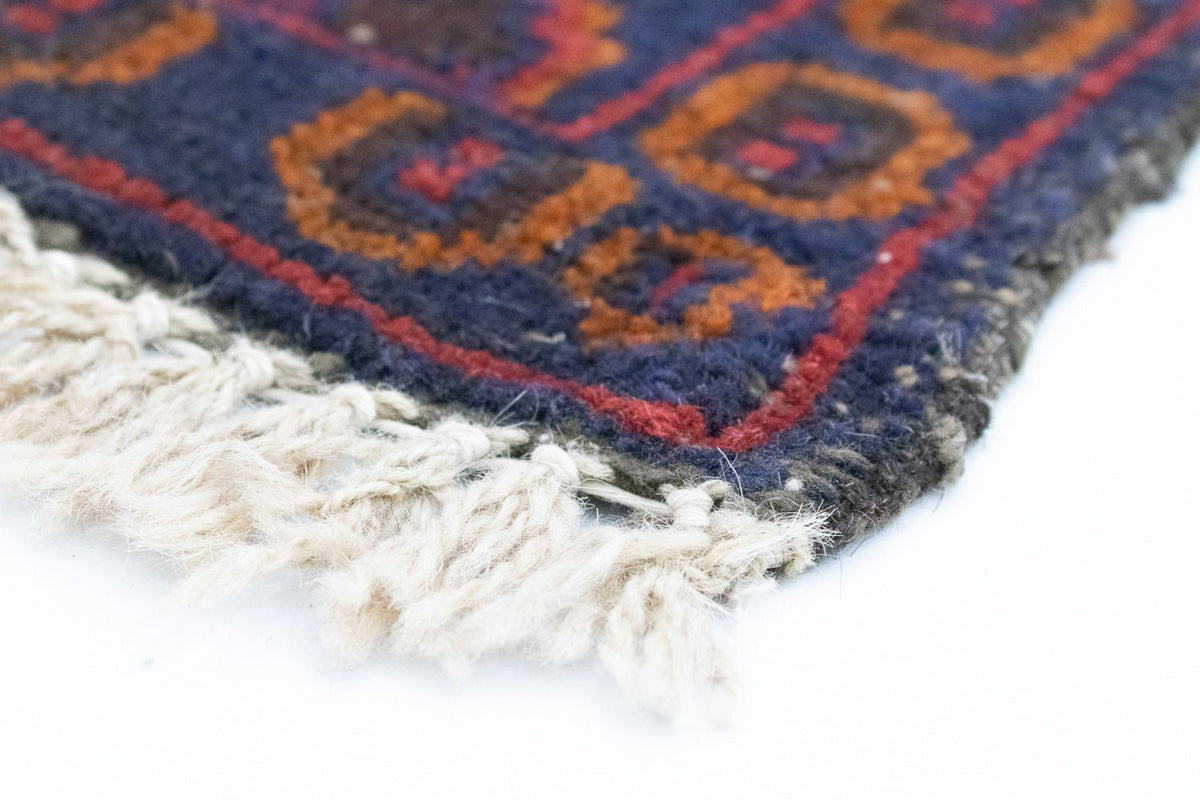 Baluch-tæppe - 136 x 76 cm - blå