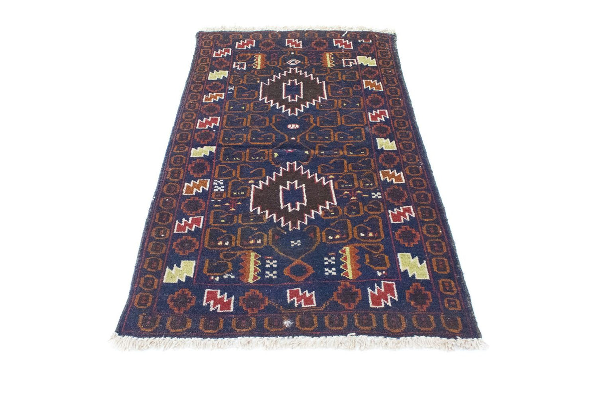 Baluch-tæppe - 136 x 76 cm - blå
