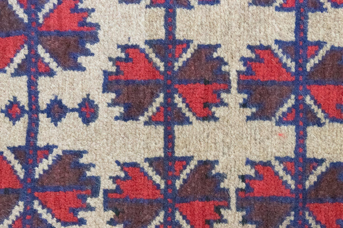 Baluch-tæppe - 126 x 80 cm - beige