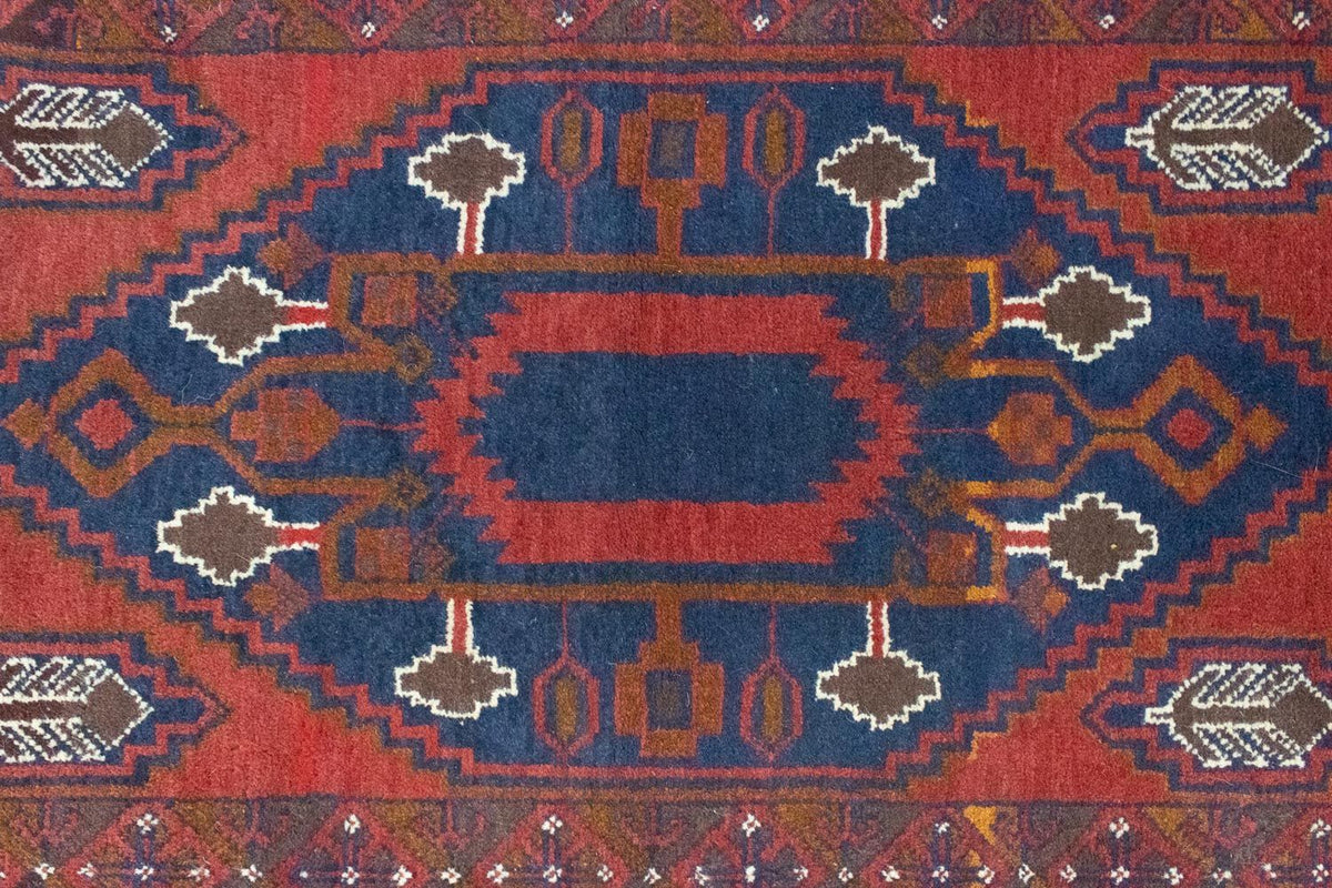 Baluch-tæppe - 131 x 82 cm - blå