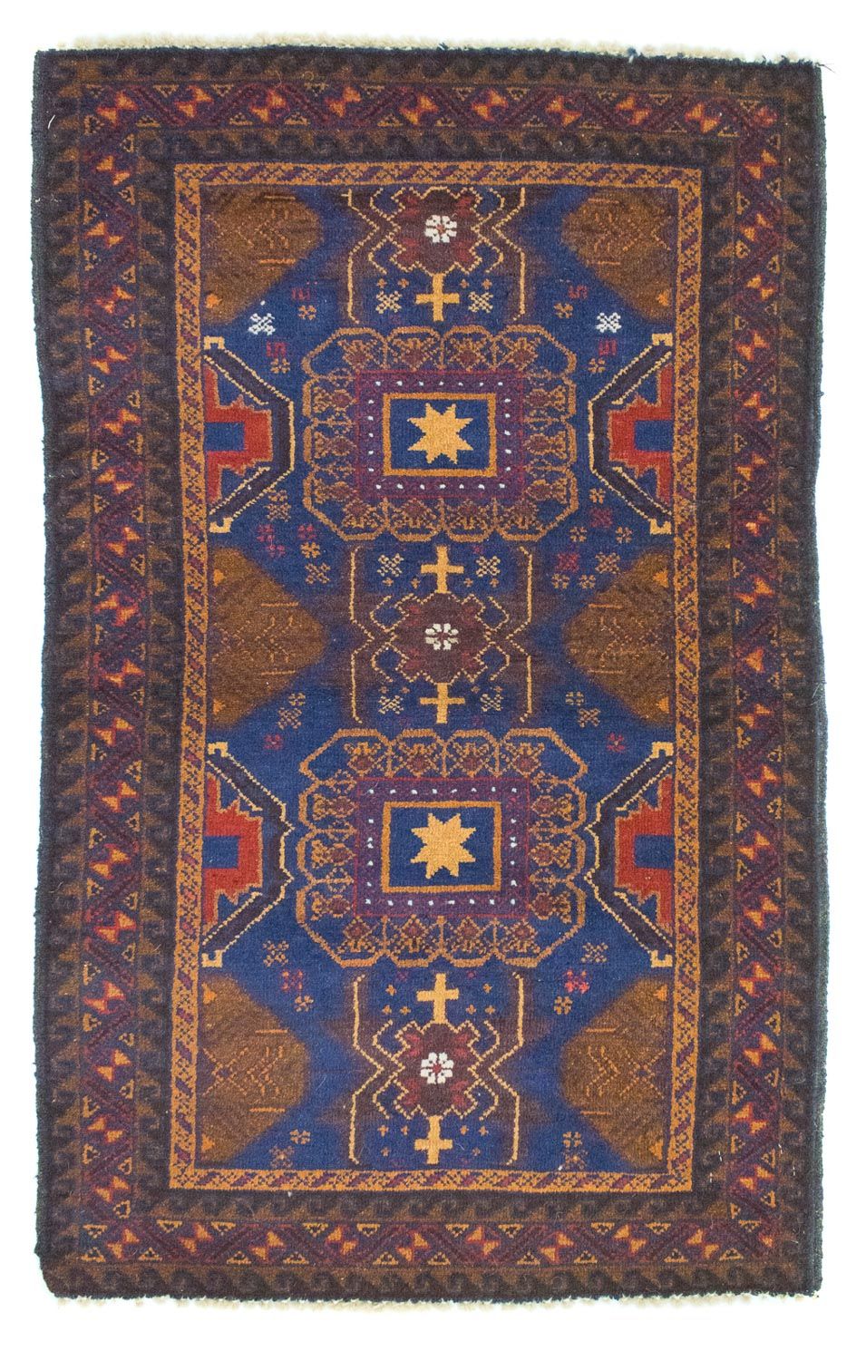 Baluch-tæppe - 137 x 81 cm - blå