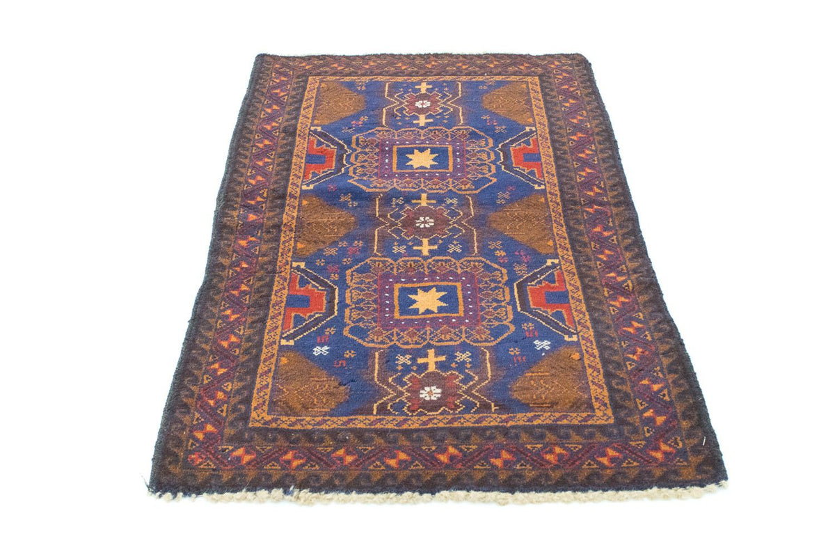 Baluch-tæppe - 137 x 81 cm - blå