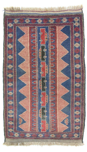 Baluch-tæppe - 160 x 84 cm - blå