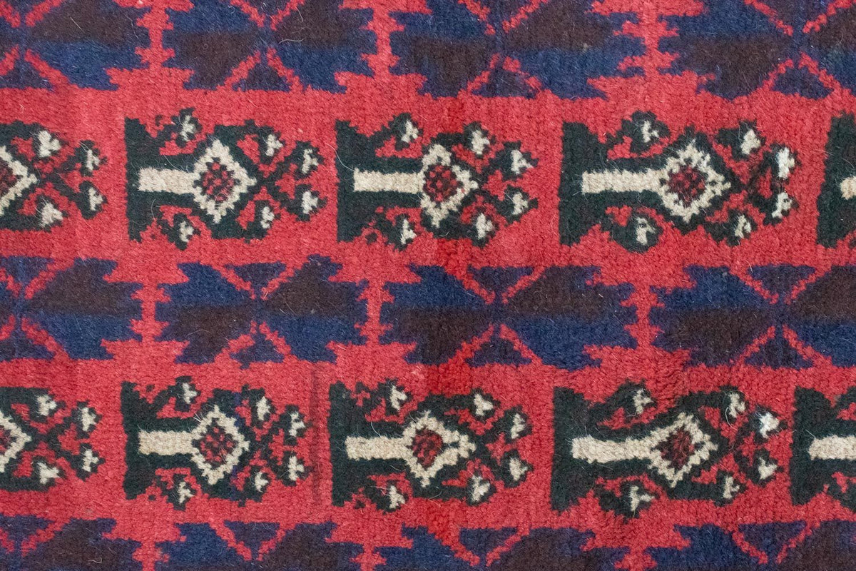 Baluch-tæppe - 126 x 73 cm - rød