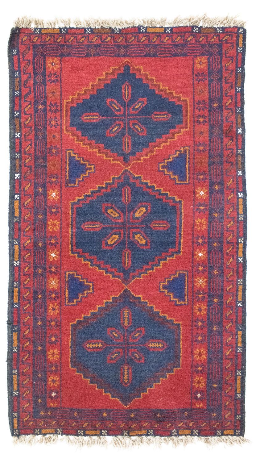 Baluch-tæppe - 131 x 78 cm - rød