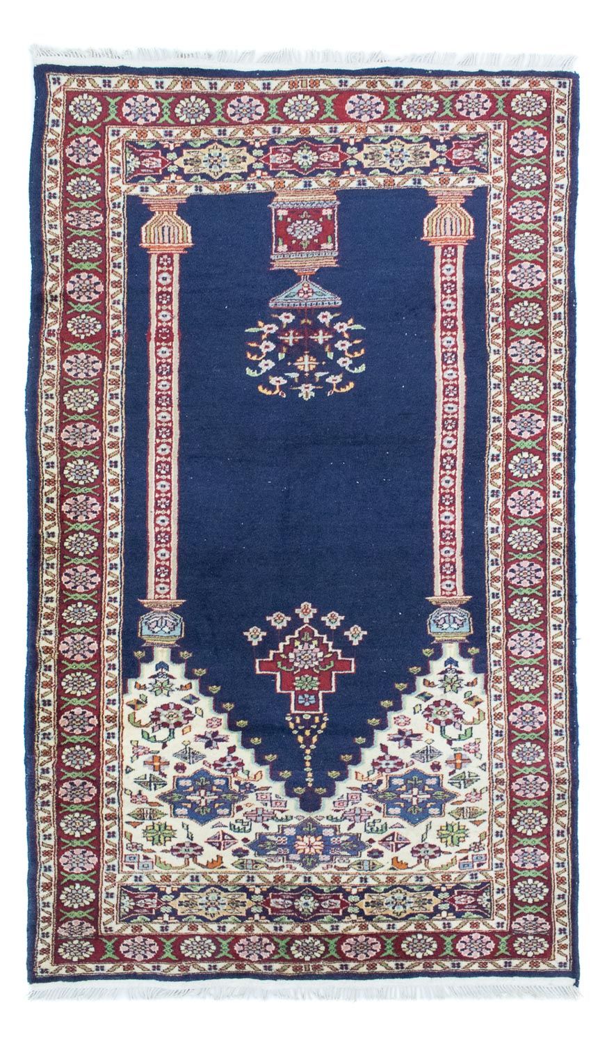 Turkaman-tæppe - 167 x 100 cm - blå
