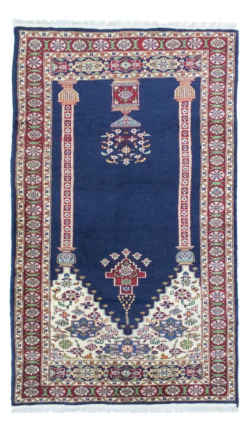 Turkaman-tæppe - 167 x 100 cm - blå