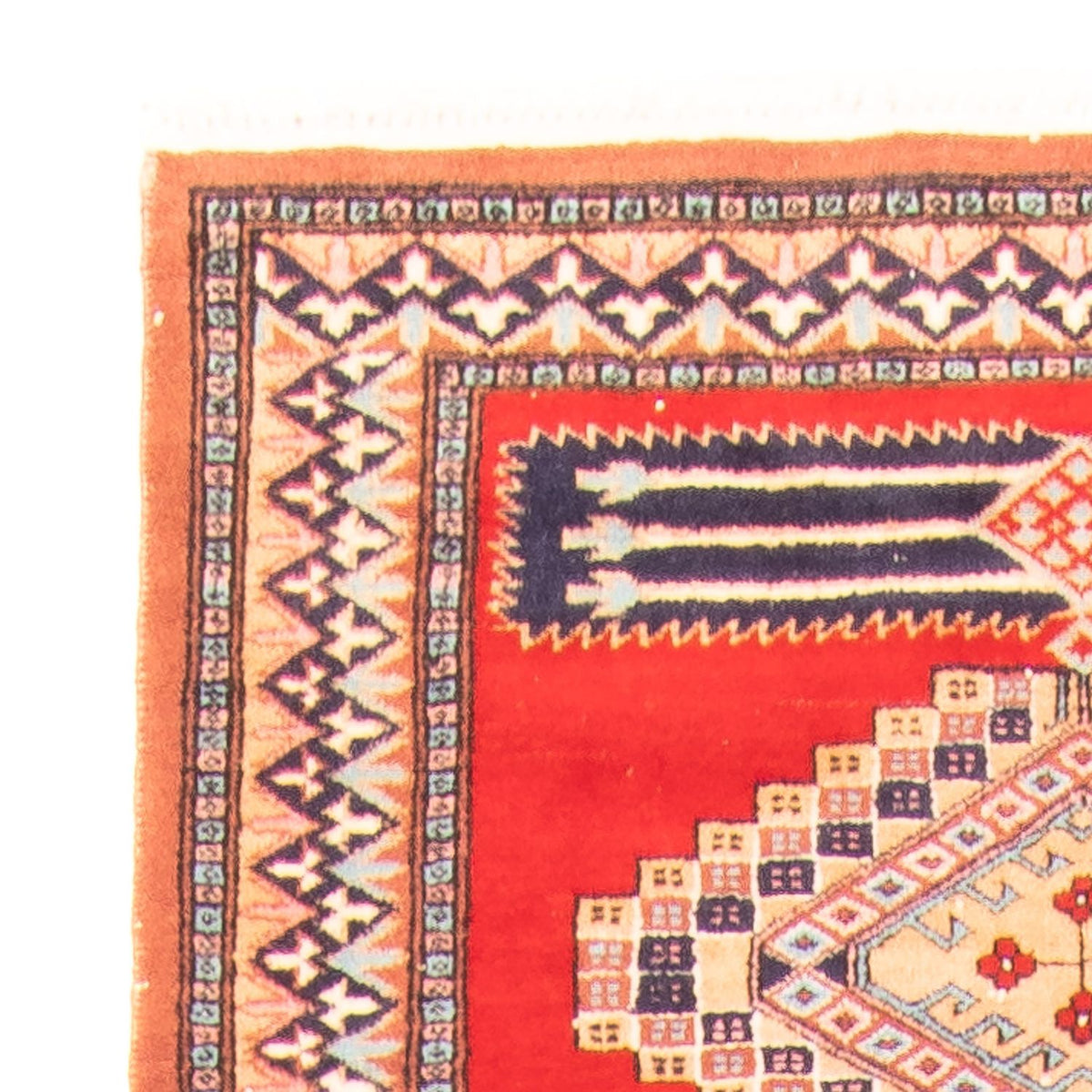 Løber Pakistan Tæppe - 285 x 79 cm - rød