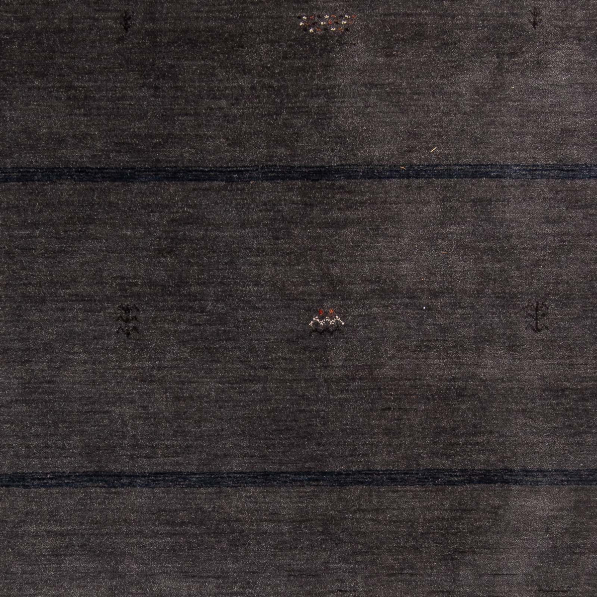 Gabbeh Tæppe - Loribaft Softy - 218 x 171 cm - mørkebrun