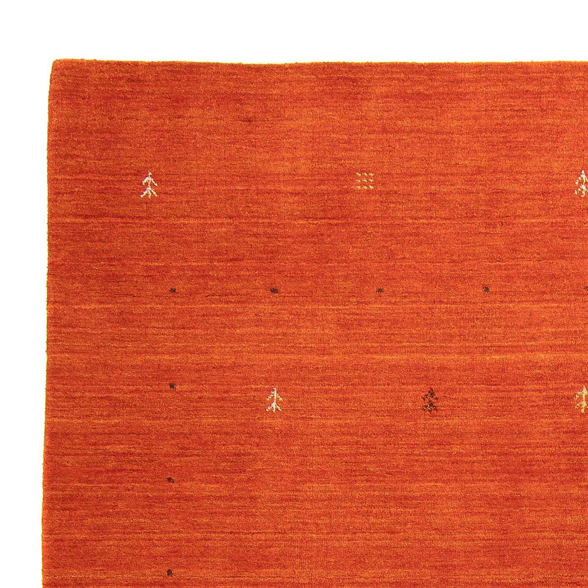 Gabbeh Tæppe - Loribaft Softy - 243 x 171 cm - mørkerød