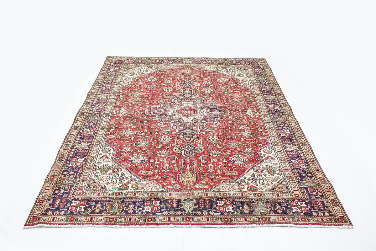Persisk tæppe - Tabriz - 334 x 242 cm - rød