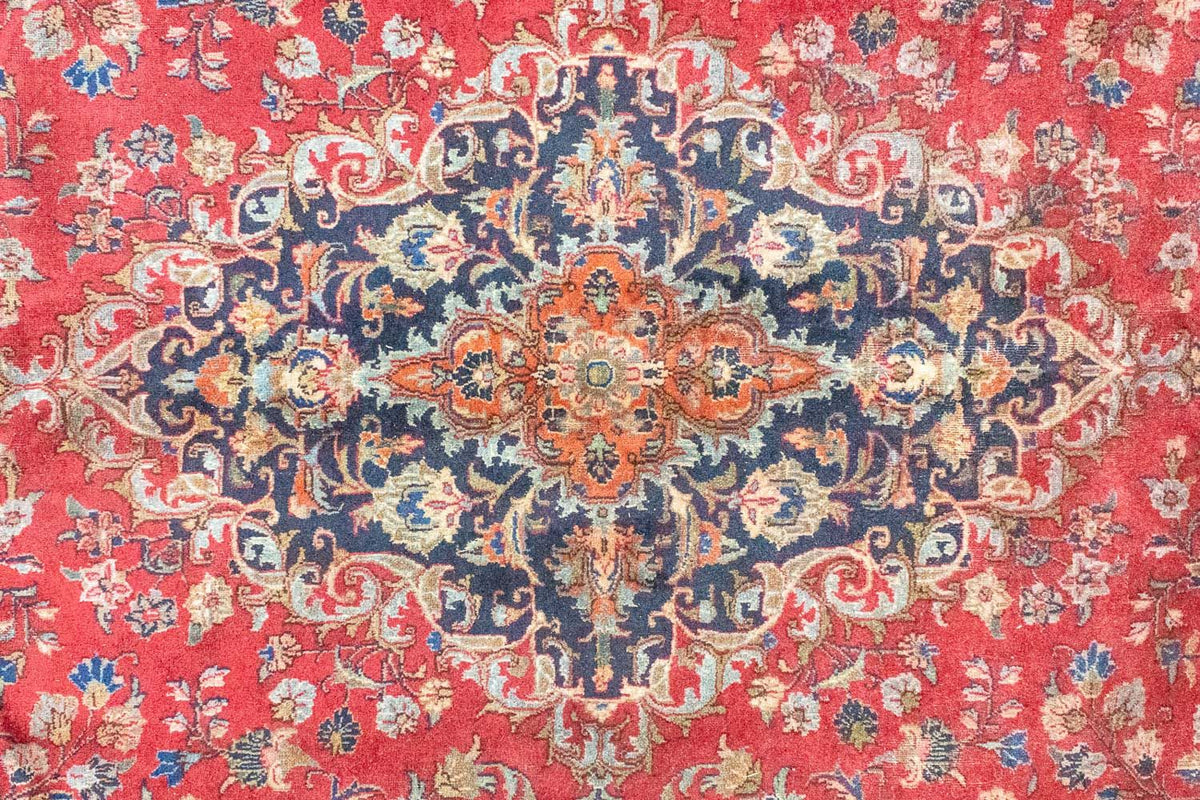Persisk tæppe - Keshan - 387 x 296 cm - rød