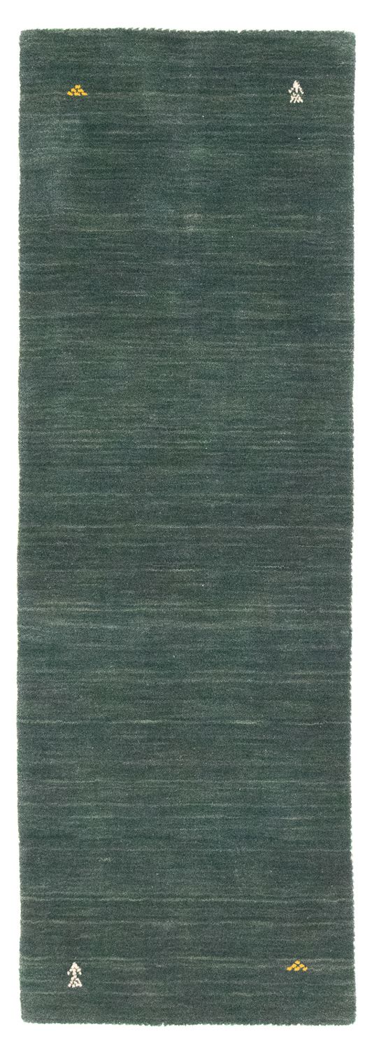 Løber Gabbeh-tæppe - Softy - 184 x 62 cm - grøn