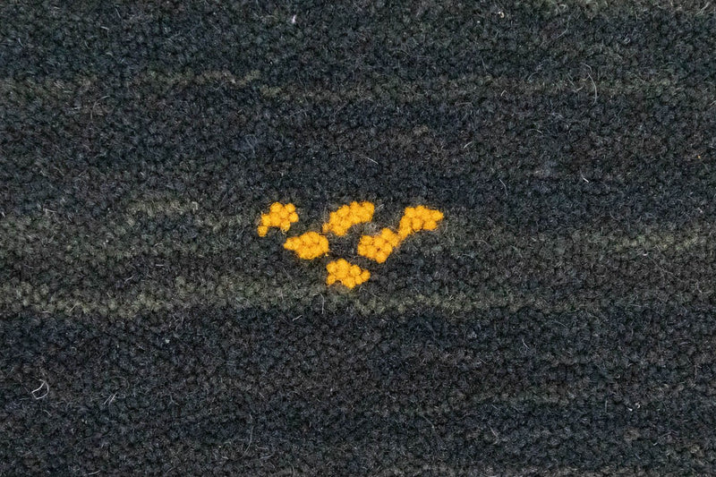 Løber Gabbeh-tæppe - Softy - 184 x 62 cm - grøn