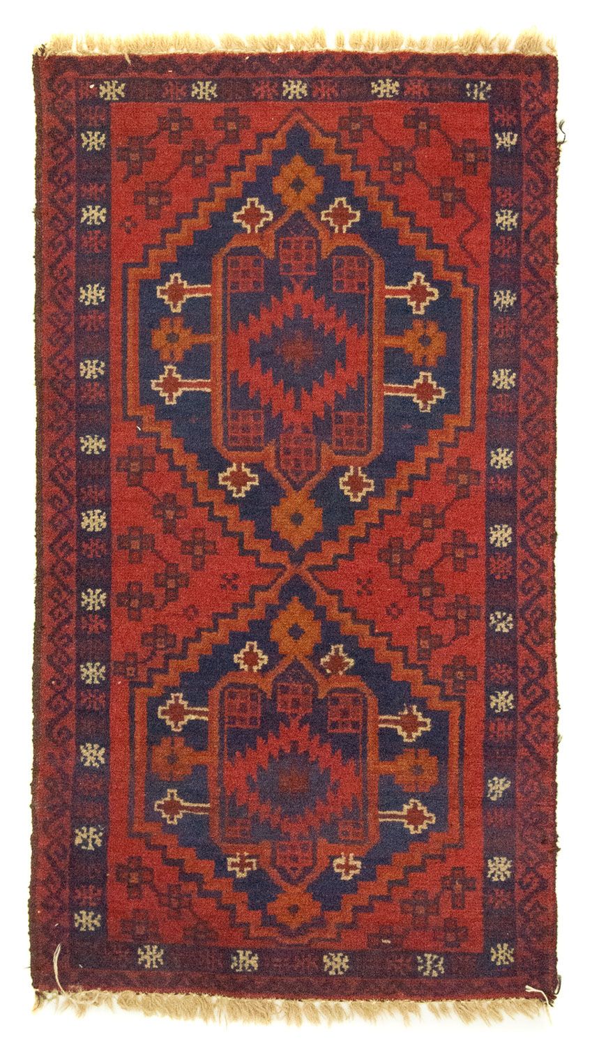 Baluch-tæppe - 127 x 70 cm - rød