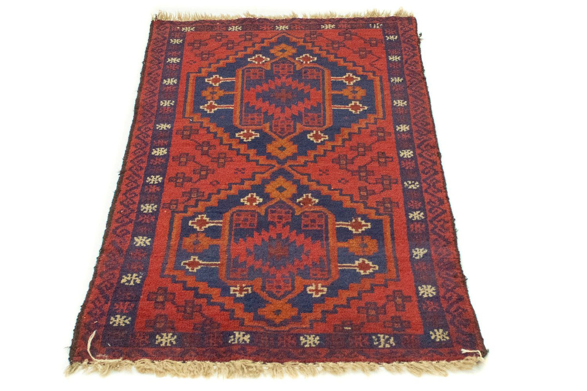 Baluch-tæppe - 127 x 70 cm - rød